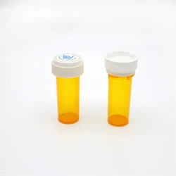 8 Dram plastic medicine pill bottles child resistant caps empty pill holders organizers for vitamin fish oils supplements 30cc