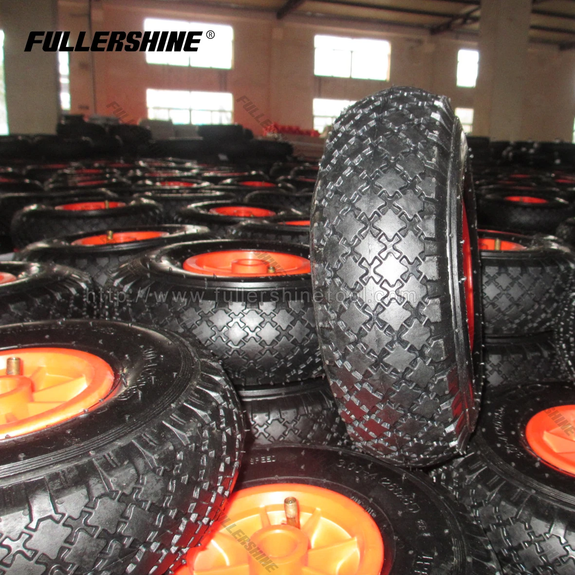 wheel 3.00-4 with plastic rim and diamond pattern in high quality for wholesale