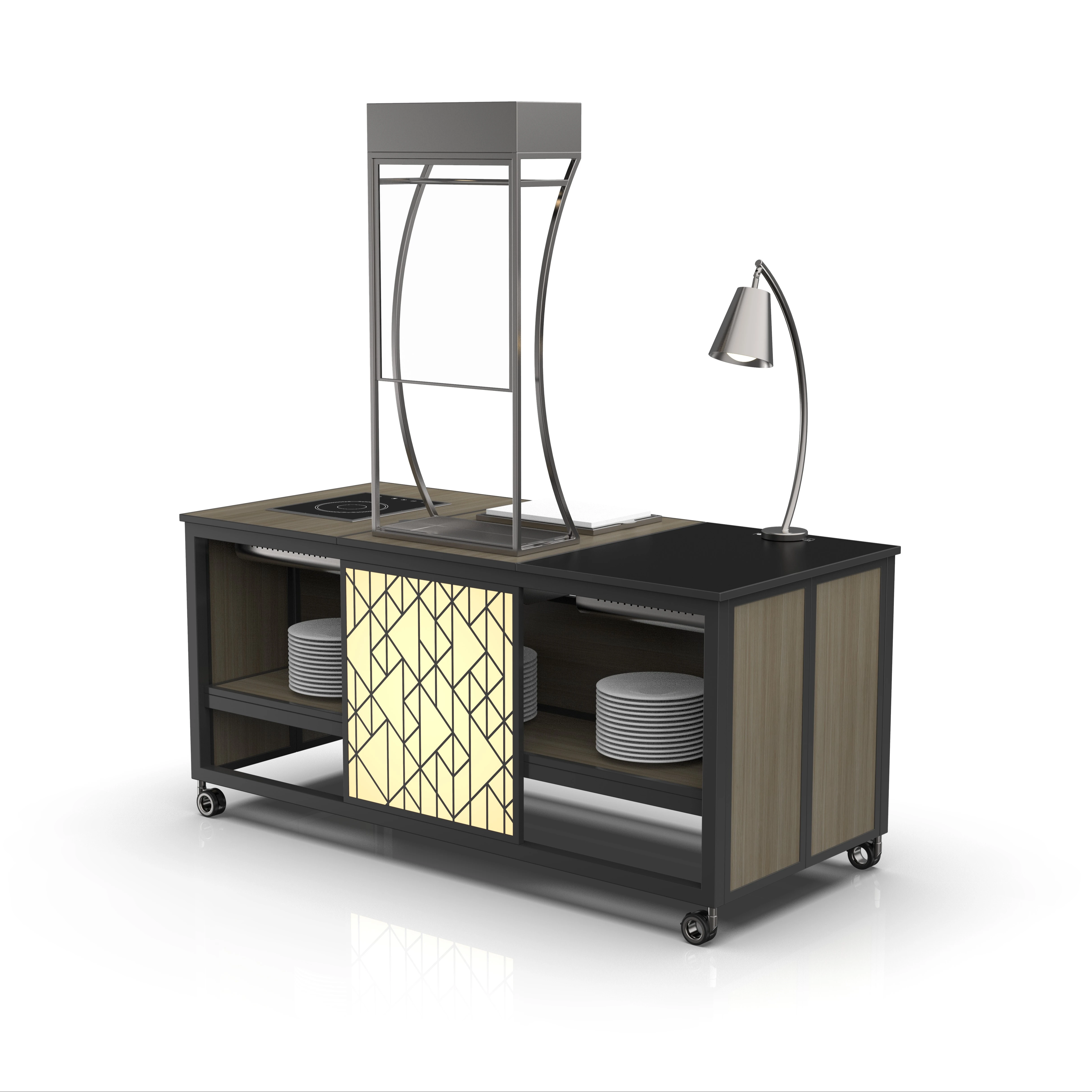 Wholesale Buffet Server Food Tray Stainless Steel Roast Meat able Chaffing Dish Buffet Stove For Restaurant Hotel