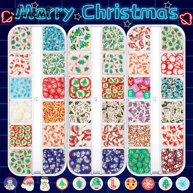 High quality polymer clay fruit slice polymer clay sprinkles For Slime Earrings Charms Paste