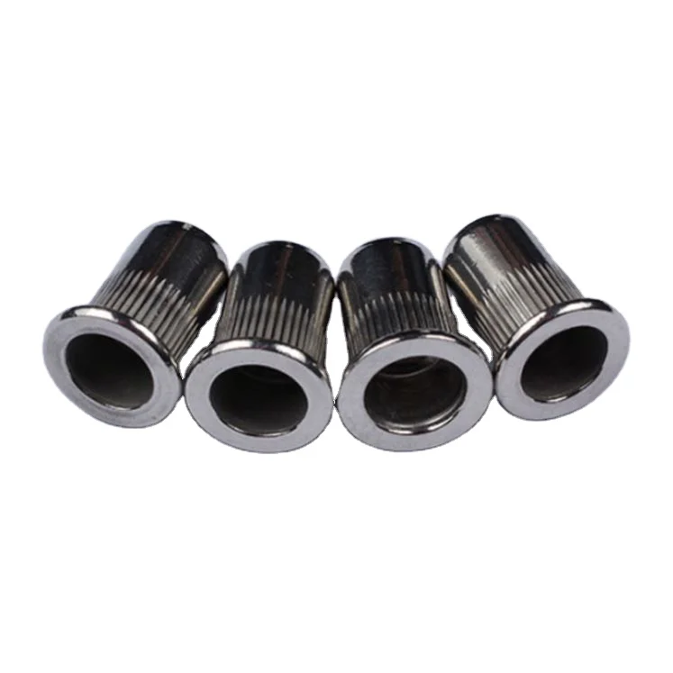 
Nuts Rivet Nut China Wholesale Custom Flat Head Knurled Blind Rivet Threaded Insert Pressure 304 Stainless Steel Rivet Nut 