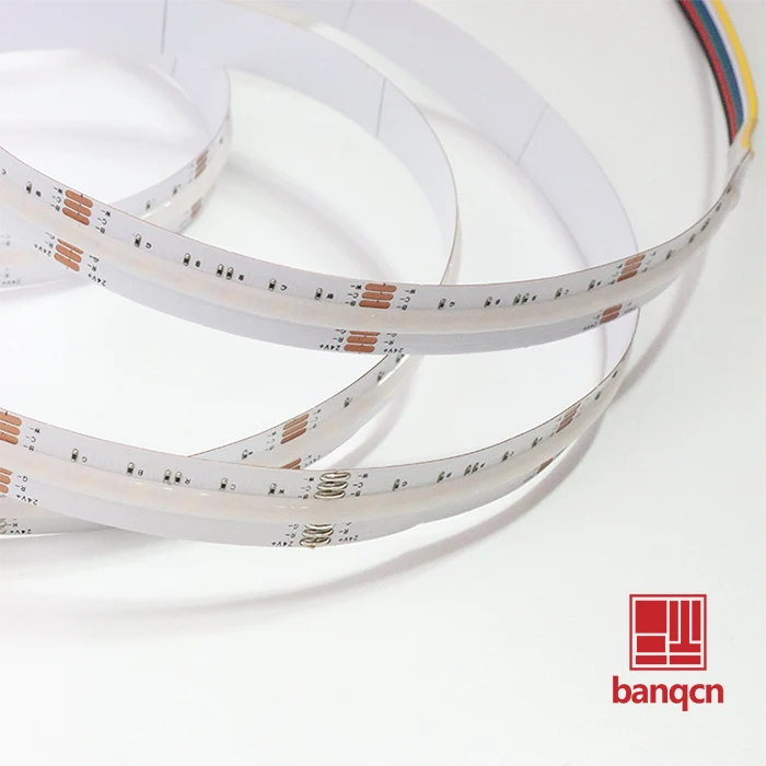 Banqcn 840 светодиод RGB CCT cob strip fights IP65 12 мм 18 Вт 24 В приложение и пульт дистанционного управления праздничные смарт-лампы