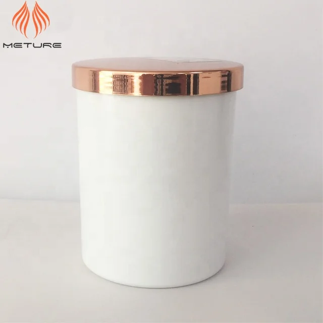 3oz 7oz 8oz 10oz 12oz colored custom white black glass candle jar with wooden lid available