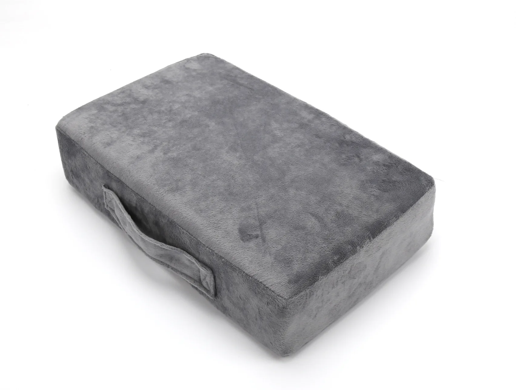 3-Positions Knitted Cup Support Holder Cozy Foam Pillow for Bed Car Couch Sofa Hotel Airplane Use