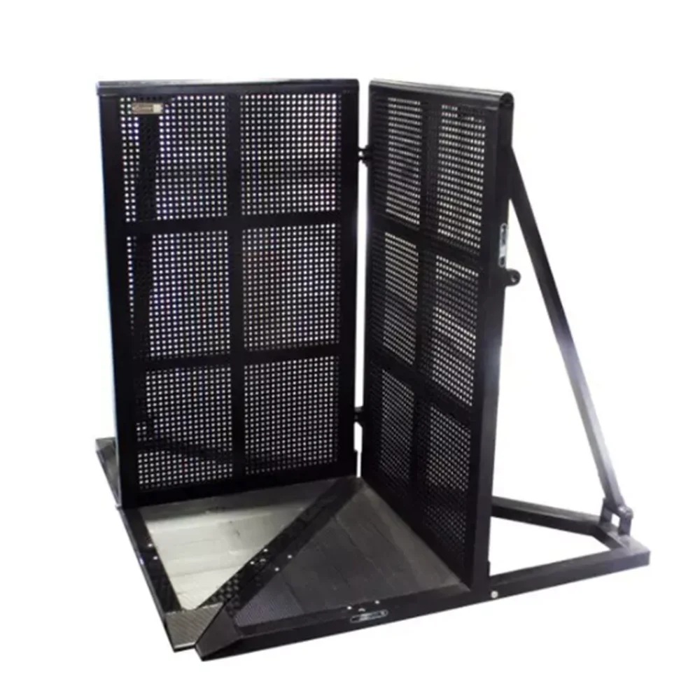 Black Silvery Barricade Explosion-proof Crowd Control Barrier