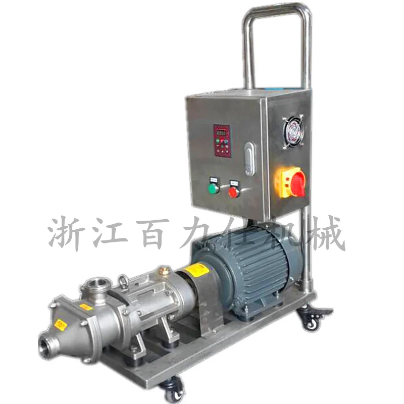 Санитарный двухвинтовой насос для перекачки шоколада сиропа зернового пюре с ароматом