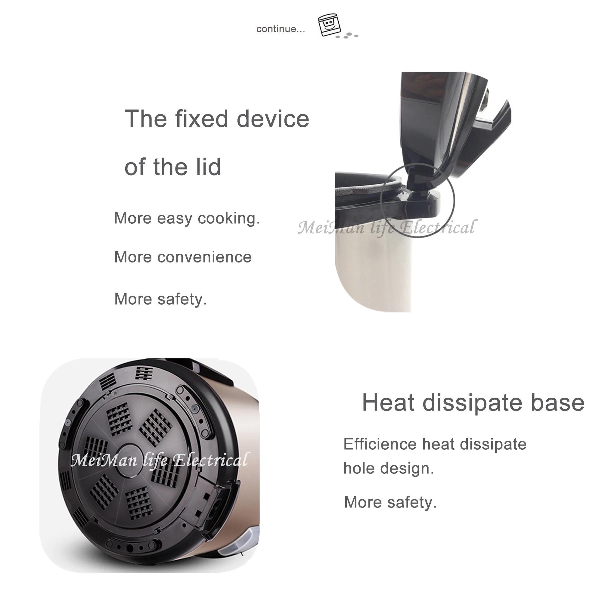 Hot sale cheap price Easy Operating programerble LCD 6l Electric Pressure Cooker