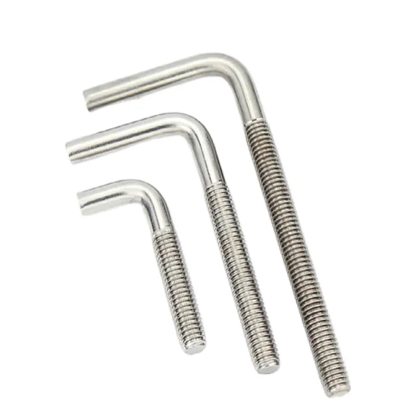 M 6 M 8 M 10 Stainless Steel 304 Square U L J Shape Bolt With Hex Nut And Base Plate Stainless Steel Bolts Manufacture