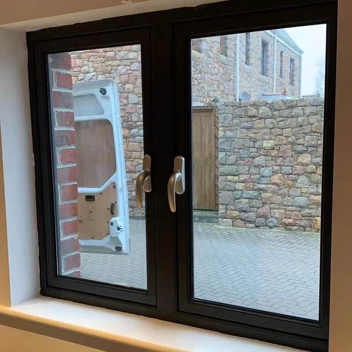 ZMR aluminum NFRC hurricane impact windows soundproof glass hinged windows energy efficient casement window