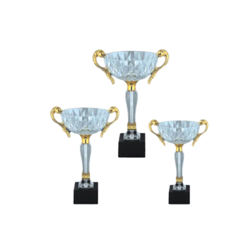 customized 3d horse shape antique copper plating metal trophy with wooden base