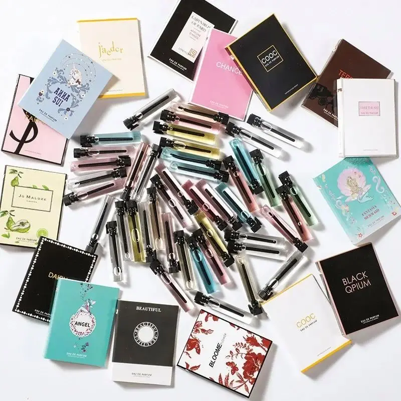 Card Perfume Sample 2ml Test Tube Mini Perfume Long Lasting For Men And Women