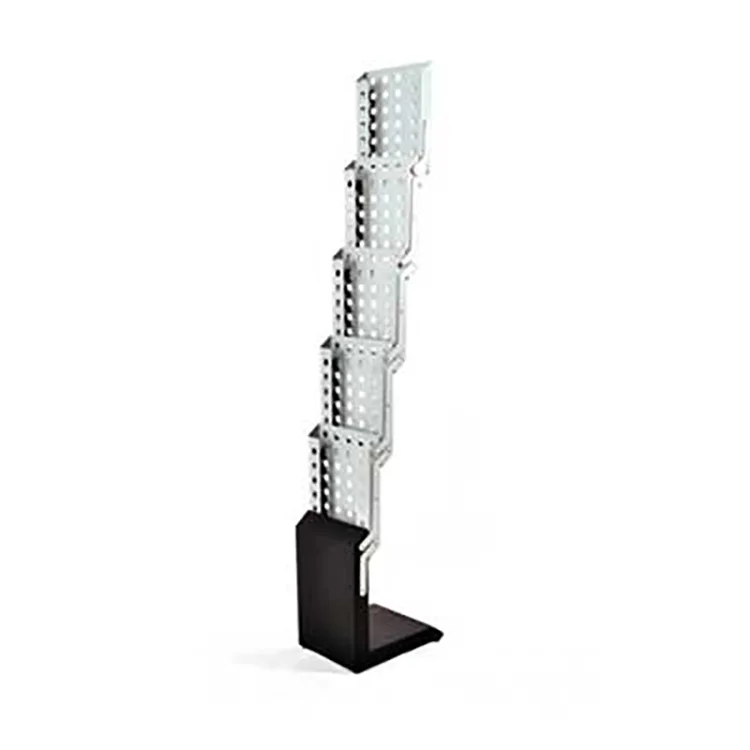 Hot sale Portable and Foldable Literature Stand Magazine brochure Display Rack for A4 size catalog stand