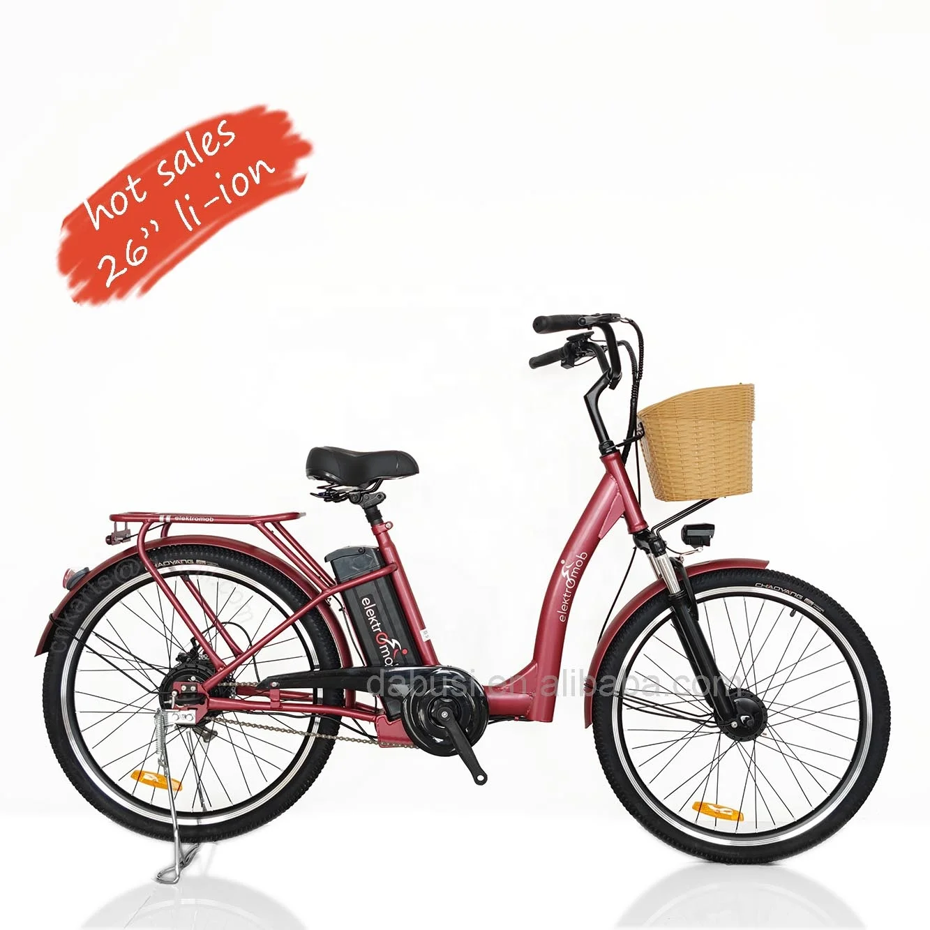 Factory wholesale 26 inch Lithium Electric Bike 250W 350W 36V li-ion battery Pedal Assist e-bike with disc brake for women