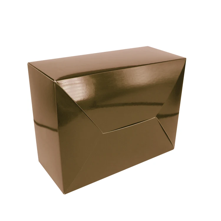 High Quality Gold Cute Kraft Paper Gift Paper Box Cardboard Package for Chocolate