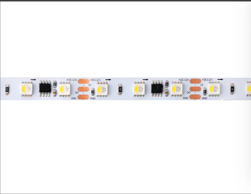 Wholesale Cost 20 pixels 12V RGBW 5050 4 in 1 Light Strip LED for Gaming Room