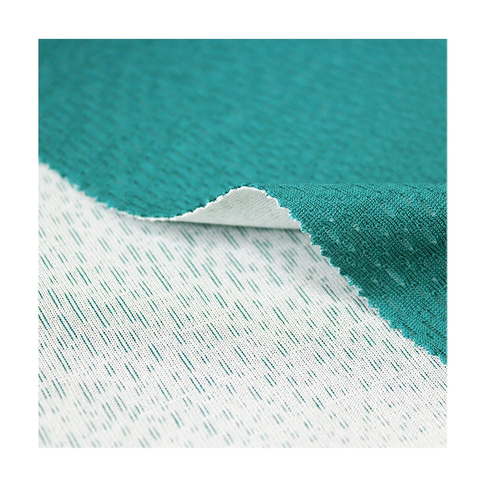 100% Polyester Bird Eye Jacquard Fabric Two Tone Functional Textile Fabric For Garment Apparel Furniture Car Interior