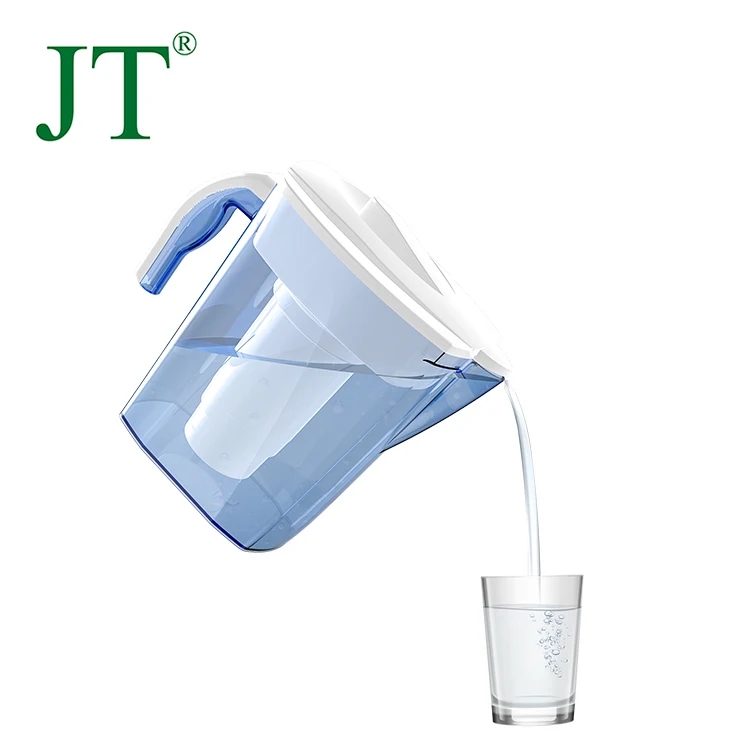 Portable zero advanced replacement activated charcoal filtered water filter purifier pitchers kettle with filter