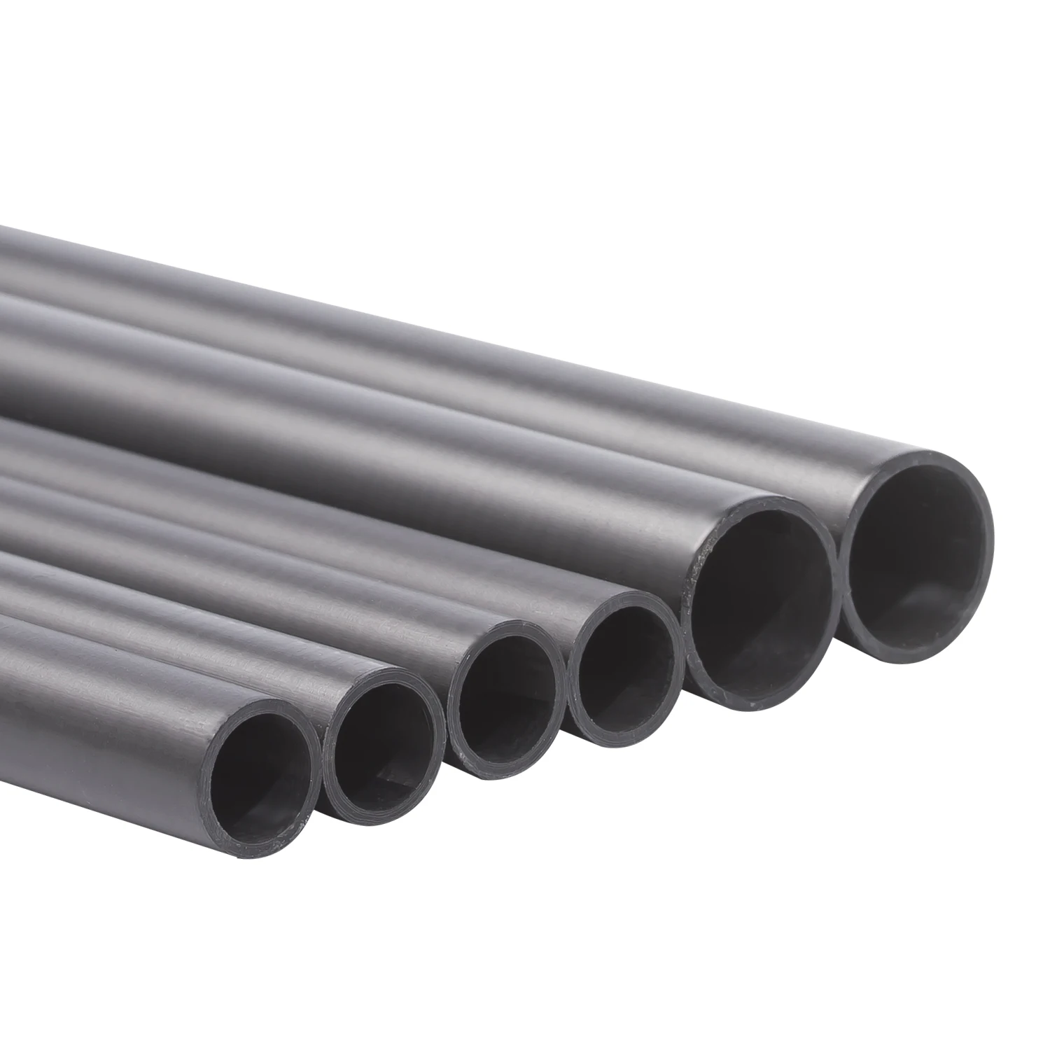 Thickness 1mm 3K plain / plain 28*30*1000mm carbon fiber pole pure carbon fiber tube 3K carbon fiber pipe for sale