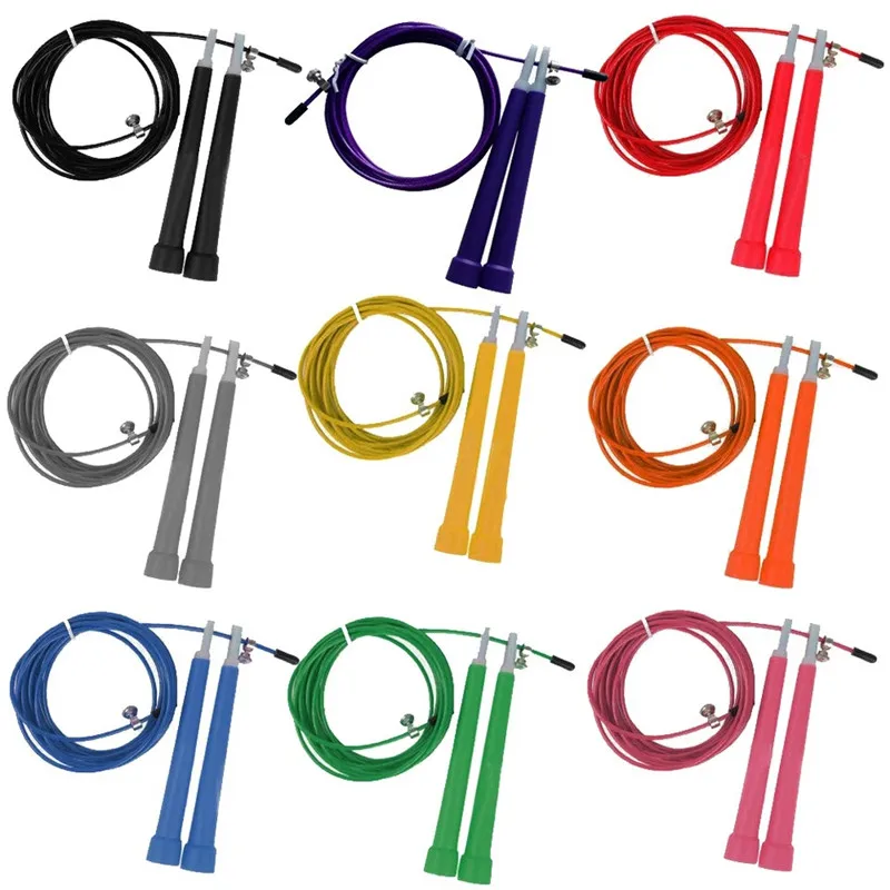 Skipping Ropes Cable Steel Adjustable Fast Speed Jump Ropes L0060/2