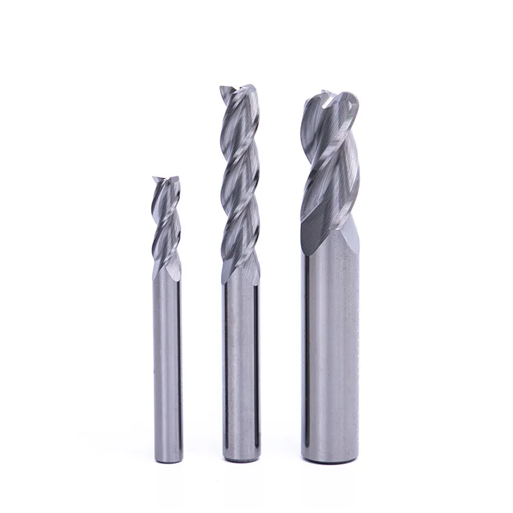 Твердосплавная квадратная Концевая фреза MMT Hrc65 с 4 канавками диаметром 1-20 мм, Фрезы с ЧПУ