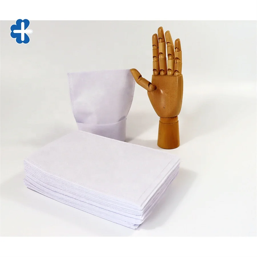 Chinese Manufacturer Favorable Price Nonwoven Spunlace Washing Airlaid Mitts Cleaning Disposable Medical Washing Gloves