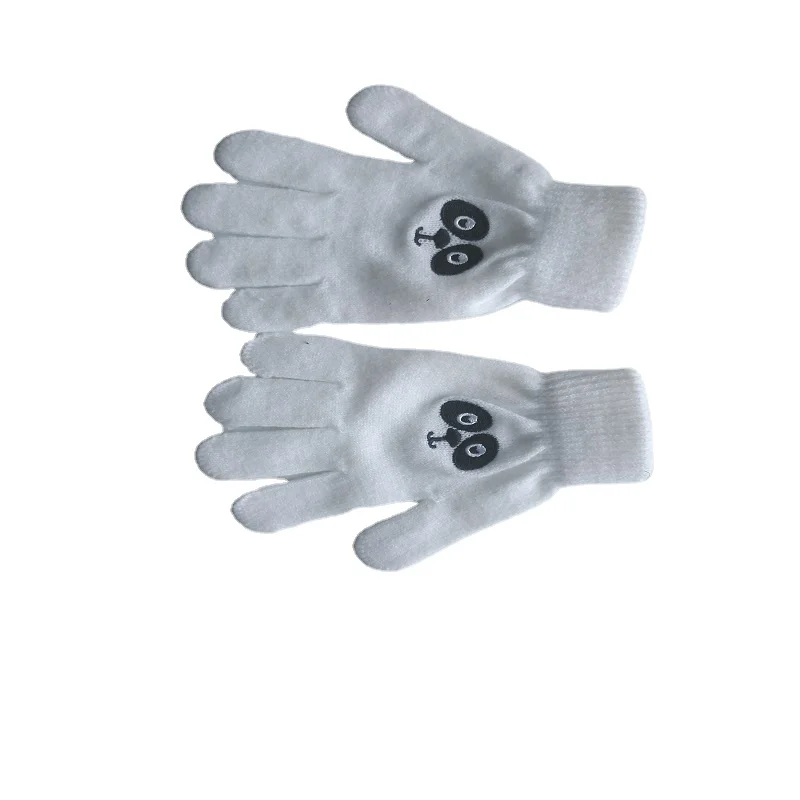 Cheap Blank Children Glove Girls  knit Magic Glove Custom Acrylic Boys Knit Glove with Logo