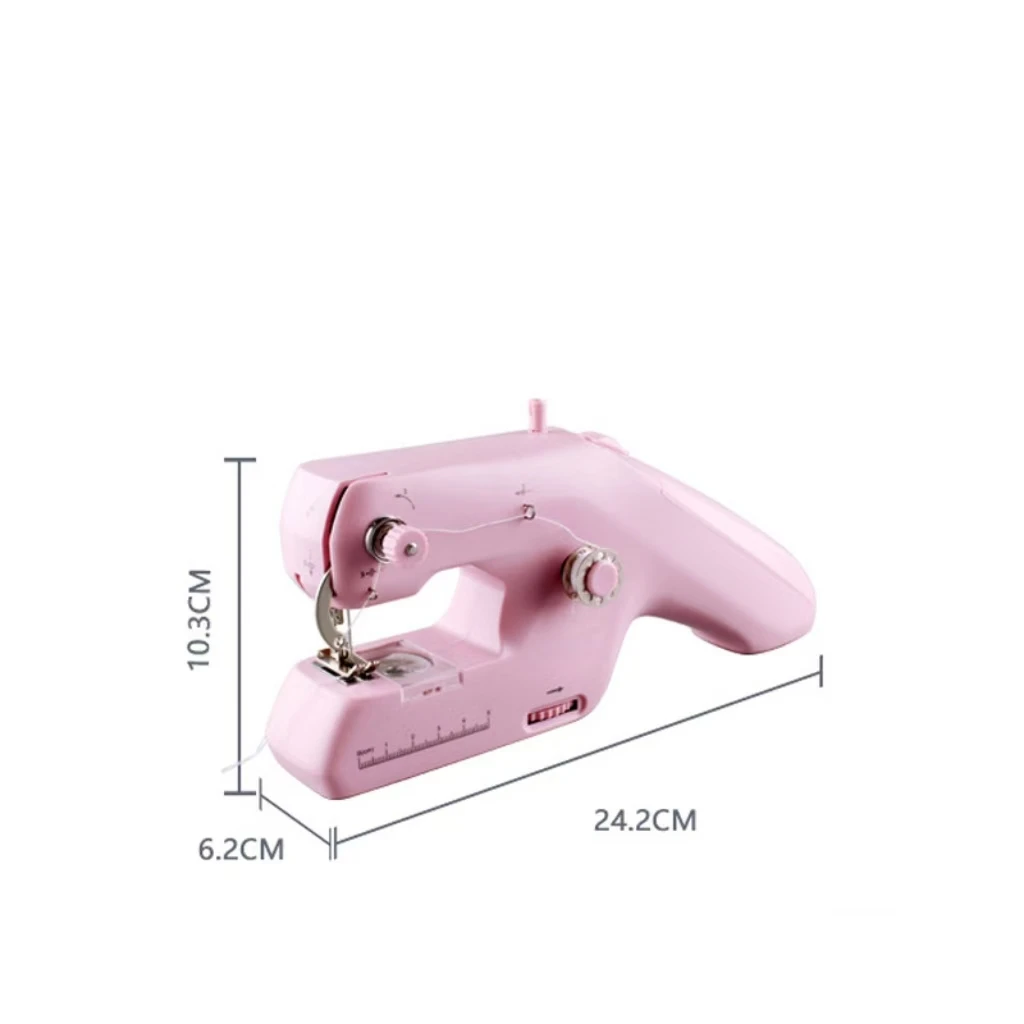Double Stitch Automatic Sewing Kit Electric Sewing Machine for Beginners and Kids Handheld Mini Sewing Machine