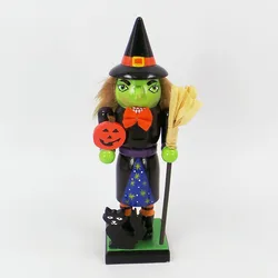 Wholesale Halloween Wooden Nutcrackers the Wicked Witch Halloween Decoration