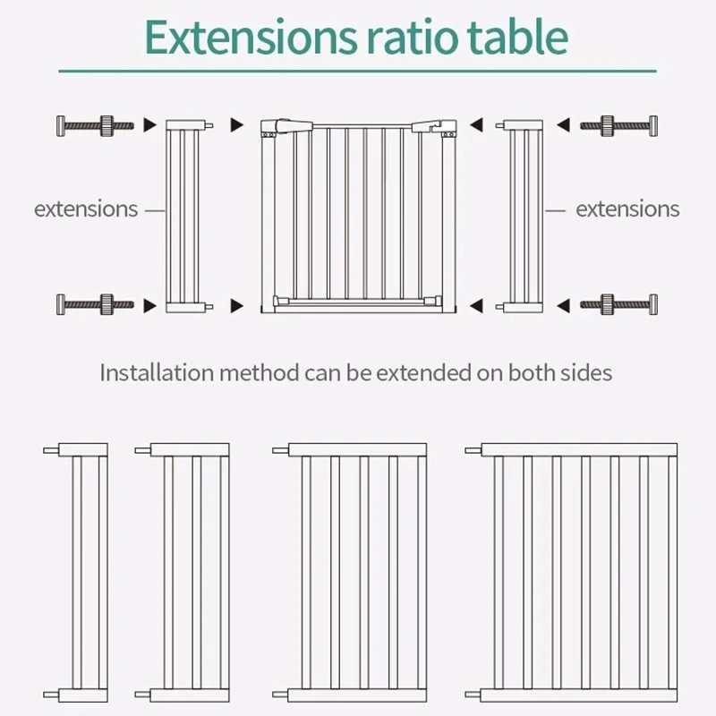 Portable barriers door stair baby kids safety gate