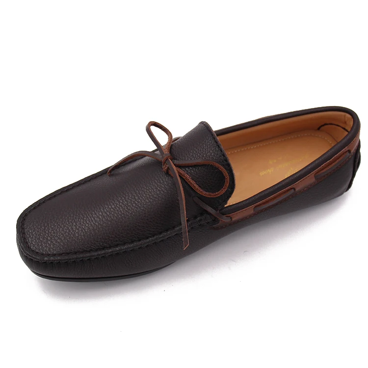 Leather Men Shoes Formal Casual Mens Loafers Moccasins Soft Breathable Slip on Boat Shoes Plus Size 39-48