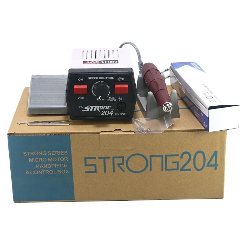 Dental lab high speed dental handpiece Dental micromotor strong drill portable electric dental micromotor dental equipment