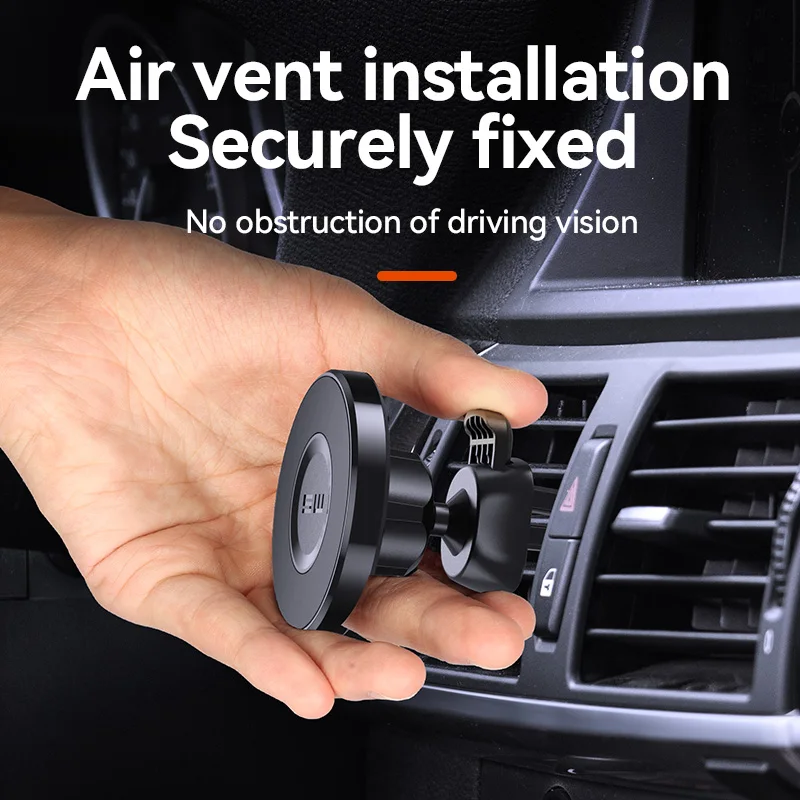 New Designed Magsafing Car Mount Phone Holder Strong Ring Magnets Suction Cup Windshield Dashboard Magnetic car Phone Holder