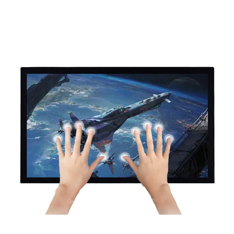 43 inch full-hd lcd monitor TFT IPS Infrared Touch Screen Metal Open Frame Table Industrial monitors Industrial Panel Display