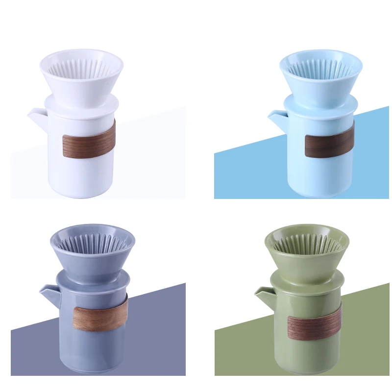 Fashion design  Heat-resistan pour over coffee set best coffee dripper hand dripper pour over drip filter