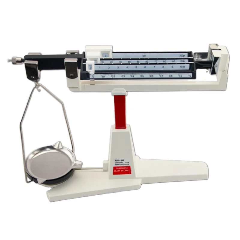 Professional physics educational equipment supplier quadruple beam 311g weight balance physics