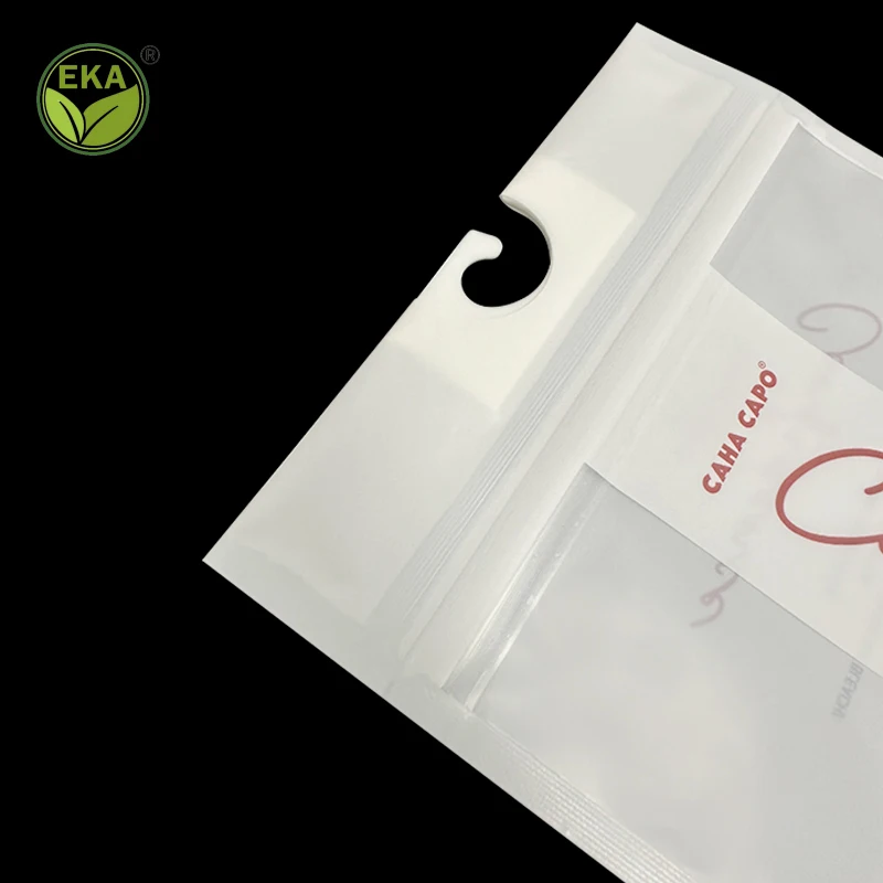 Custom Zip Lock Bag Clothing Sock Packaging Bags Boxer Packaging Zipper Bags For Packing Clothes With Hanger