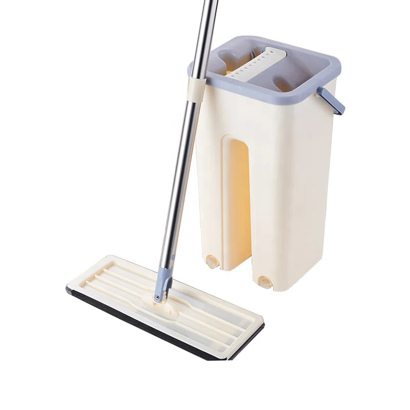 
Floor Cleaner Super Microfiber Easy Household 360 Rotate Heads Mop Bucket Kit 