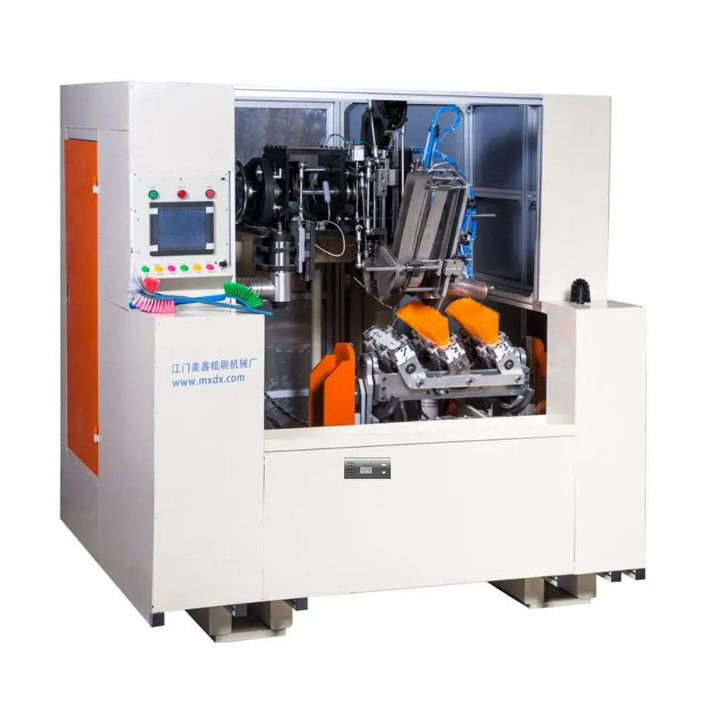 5 axis 2 Drilling And 1 Tufting Making Machine Automatic CNC Broom / Brush Making Machines