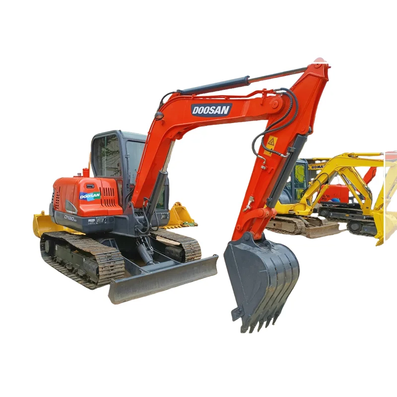 Высококачественный DX60-9C Doosan новый 6-тонный фермерский мини-гусеничный экскаватор дизельный двигатель лидер продаж подержанный