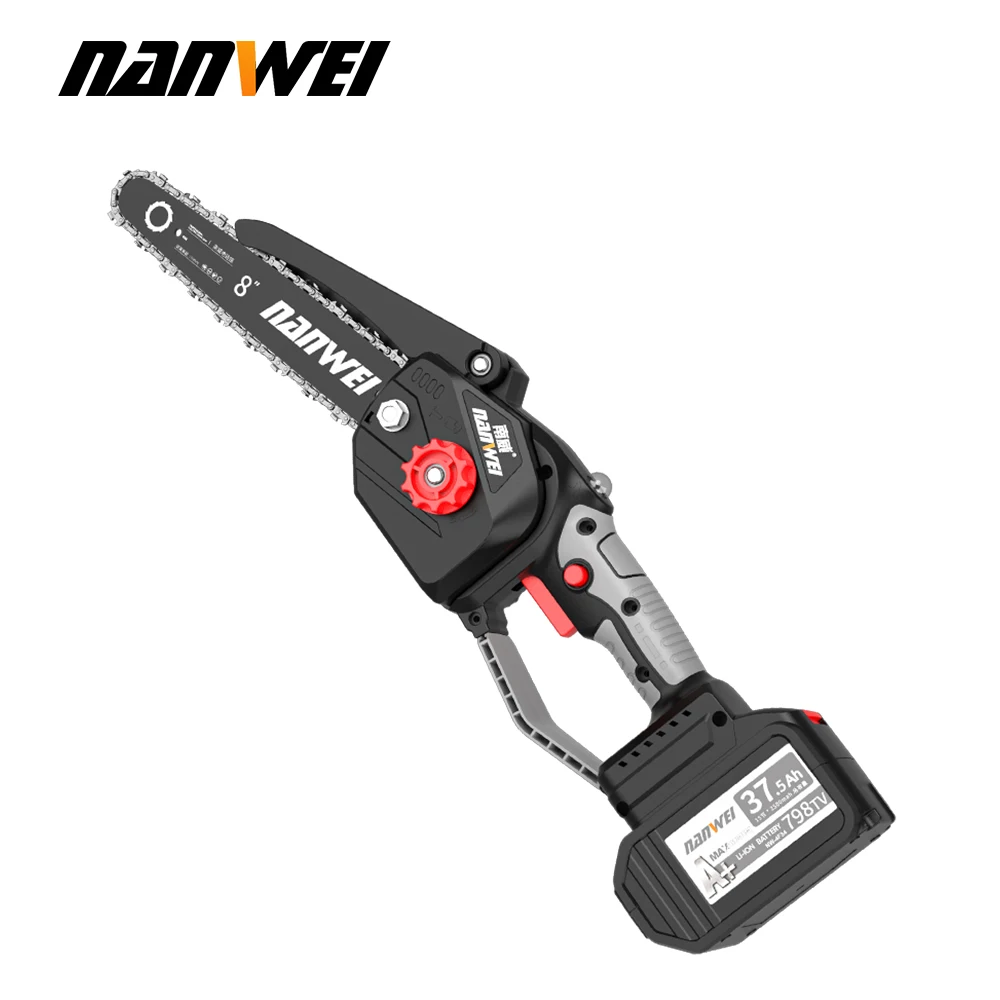 Brushless Motor 8 Inch Hot Selling Woodcutting Electric Chain Saw Power Tool Chainsaw