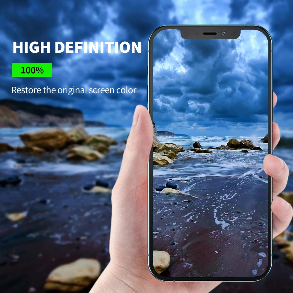 Высококачественная Защитная пленка для экрана мобильного телефона 2.5D прозрачное нано-стекло полная Защита iPhone 12
