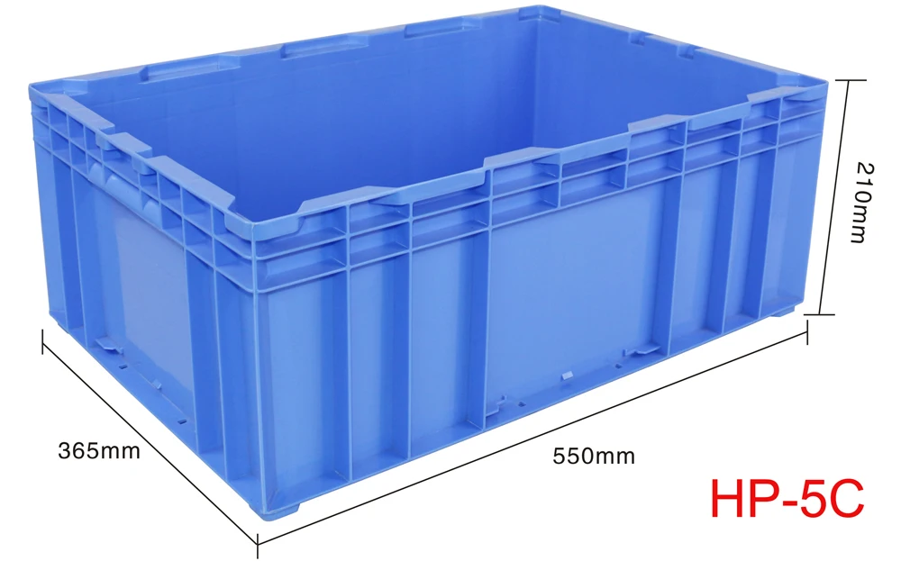 large HP Plastic stackable  square Crate