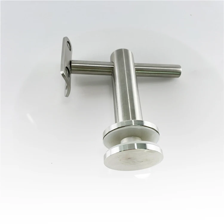 Foshan Factory Stainless Steel 304 High Quality Satin Finish Glass Handrail Fittings Tube and Glass Support