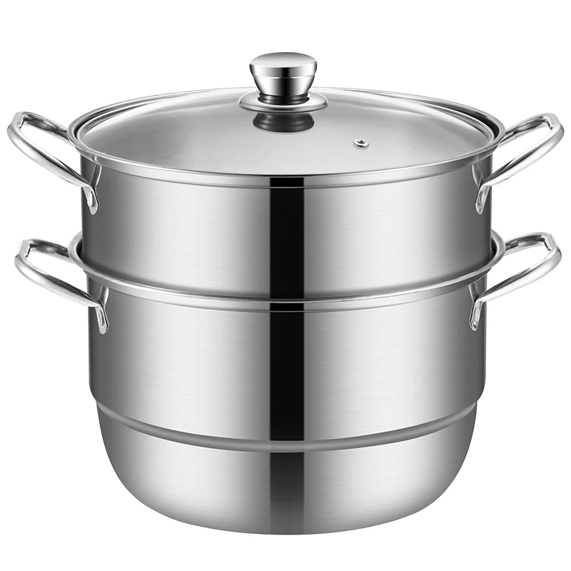 New Product Ideas 2024 Wholesale High Quality Commercial Steamer Cook Pot Cooker Stainless Steamer Pot Layer Food Steamer