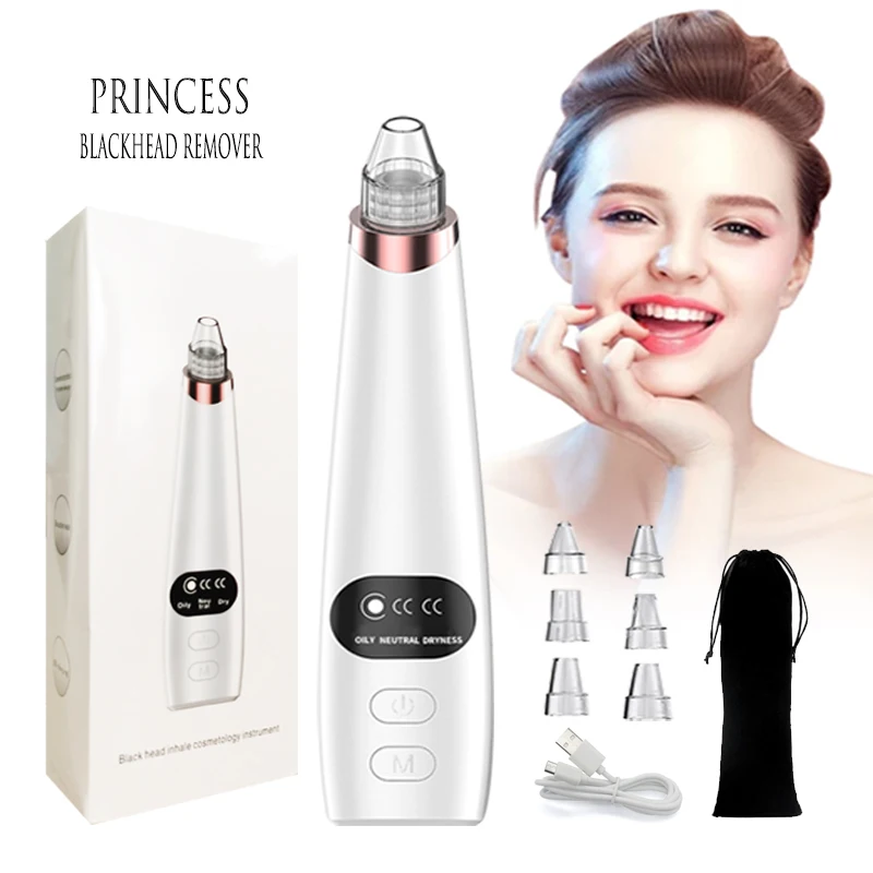 
Mini machine face acne Pore suction Cleaner , electric tools kit vacuum facial nose Blackhead Remover 