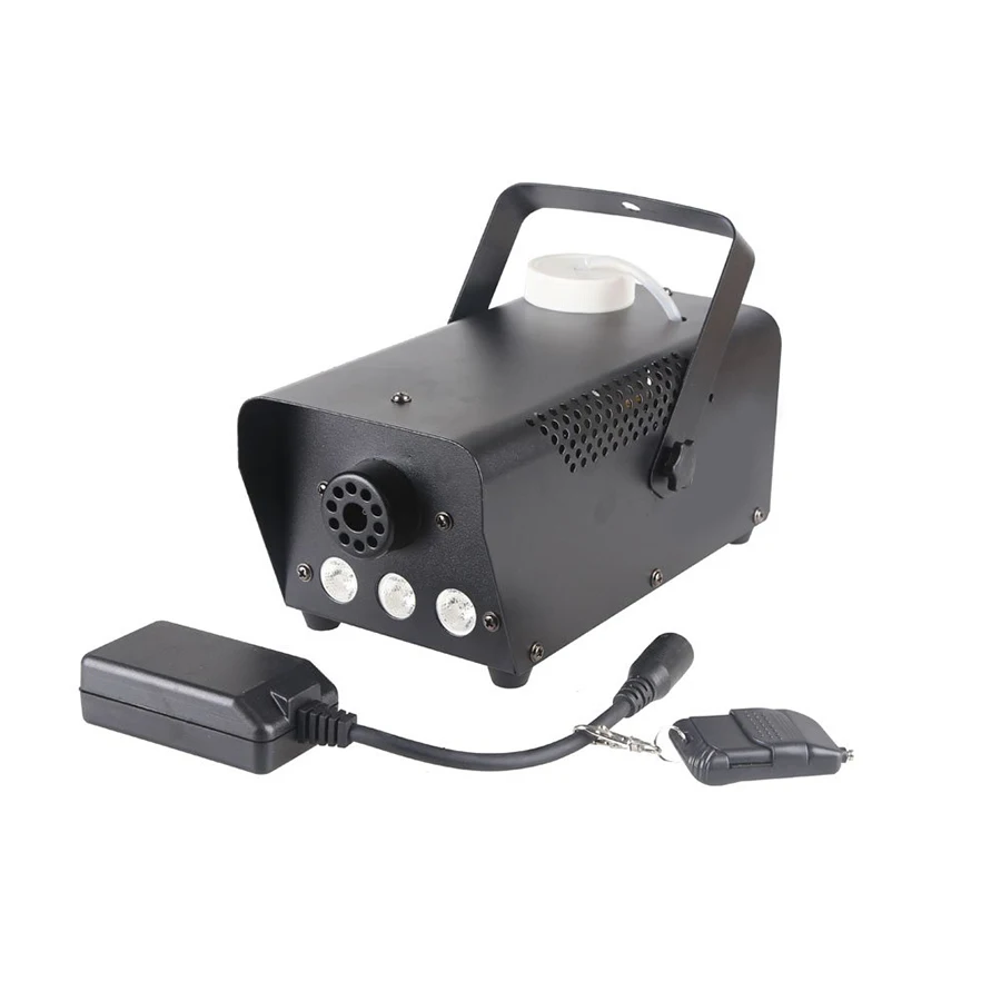 VALAVA 500W LED Professional Mini Smoke Machine 500W Fog Machine With RGB Light for Stage Party Bar Wedding Disco DJ