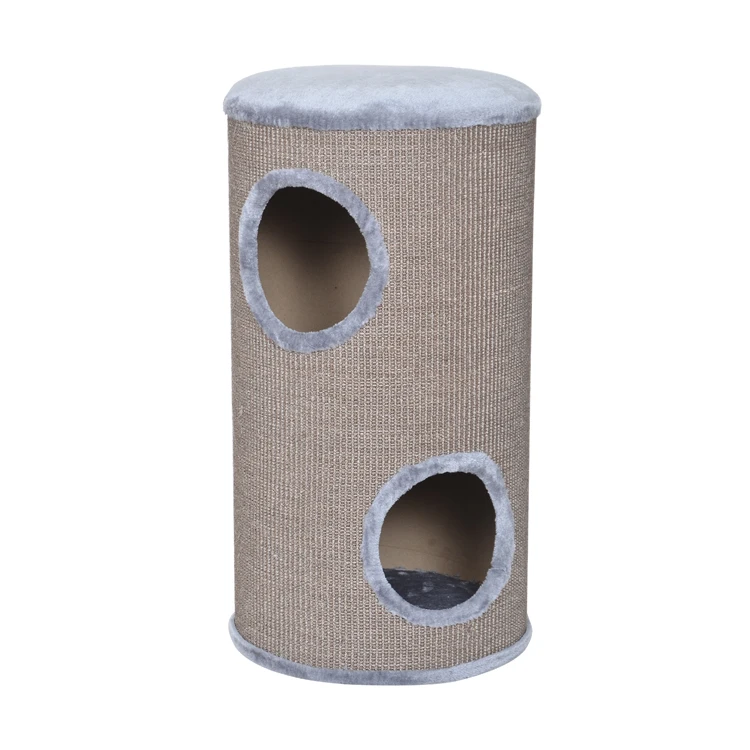 Free sample Cat scratching barrel cat play condo house toy scratcher