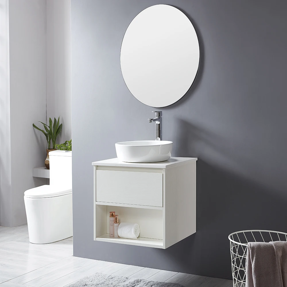 Marble Counter 48 Inches Bathroom Vanity Cabinet