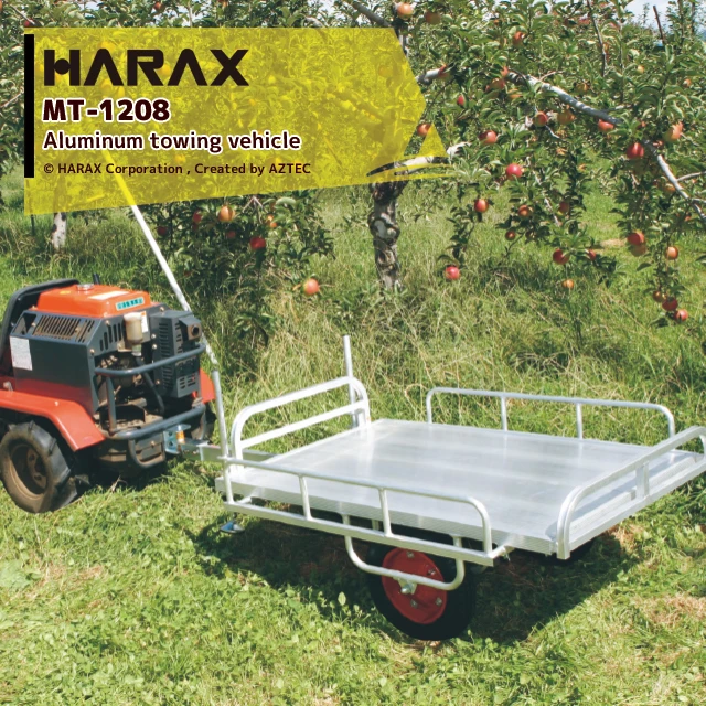 Japan safety securely pneumatic tires farm dump trailer aluminum