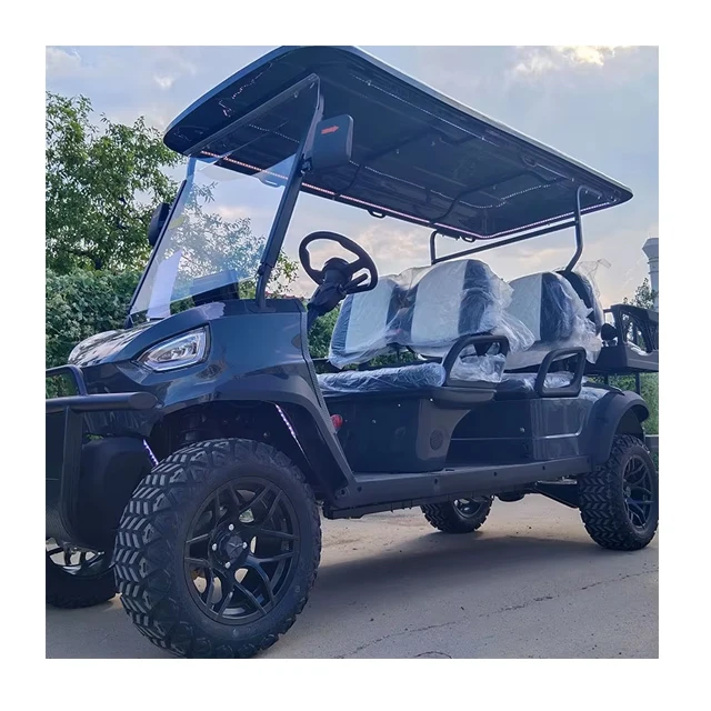 Hotel Garden Dune Airport Sport Electric Golf Cart Electric Golf Cart 6 Passenger Capacity Golf Carts With Curtis Controller